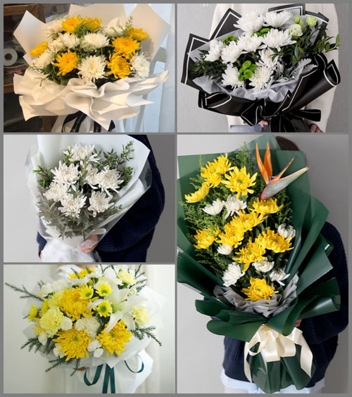 贵州贵阳息烽县温泉镇兴隆村白事花束代送